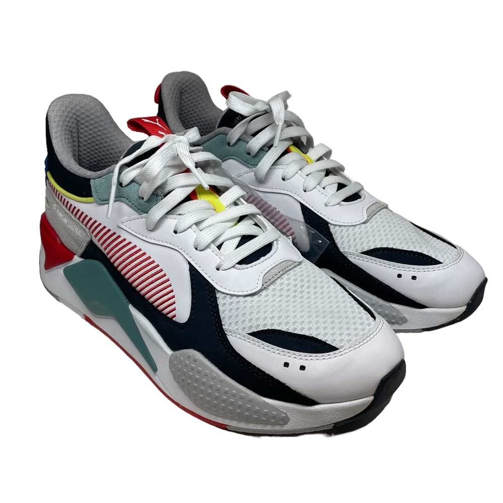 New! Puma RS-X Parisian Lace Up White Sneakers